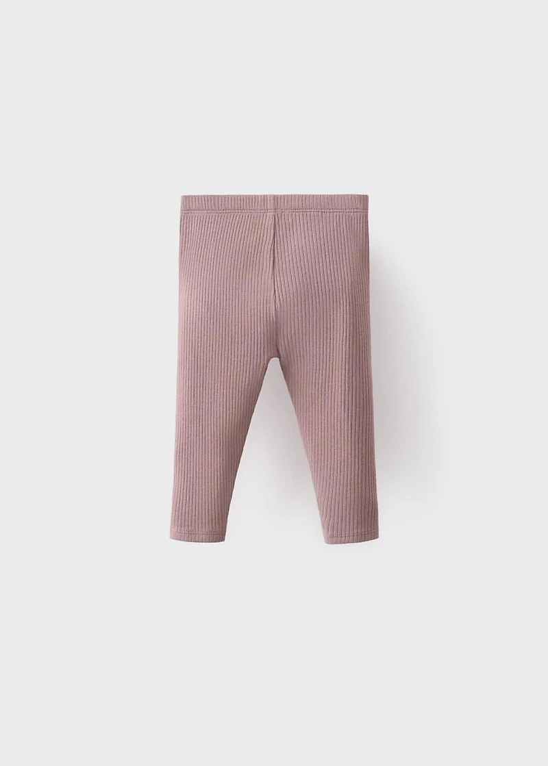 Ribbed leggings