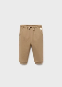 Cotton drawstring joggers