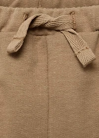 Cotton drawstring joggers