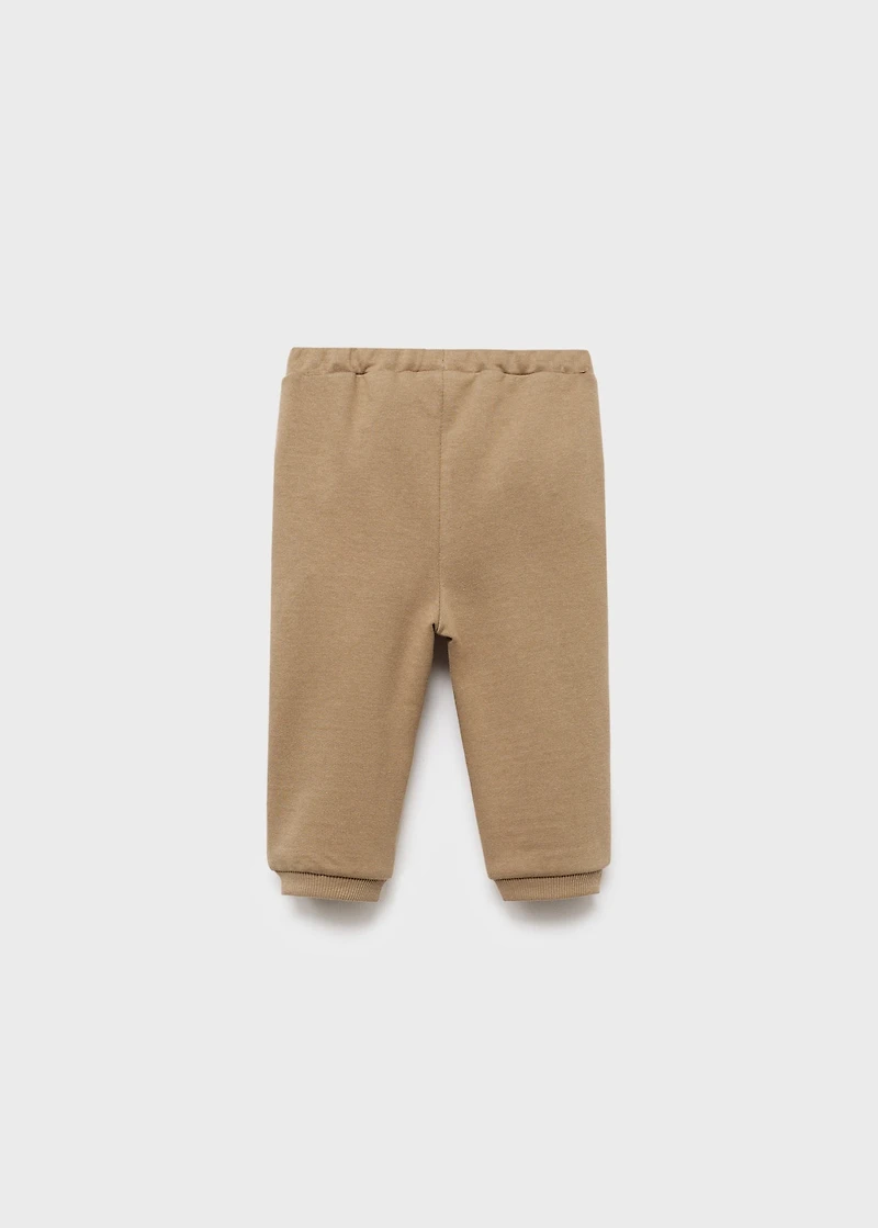 Cotton drawstring joggers