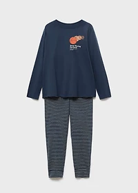 Striped long pyjamas