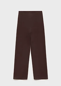 Straight cotton maternity pants