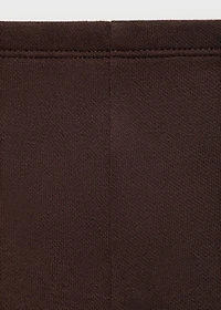 Straight cotton maternity pants