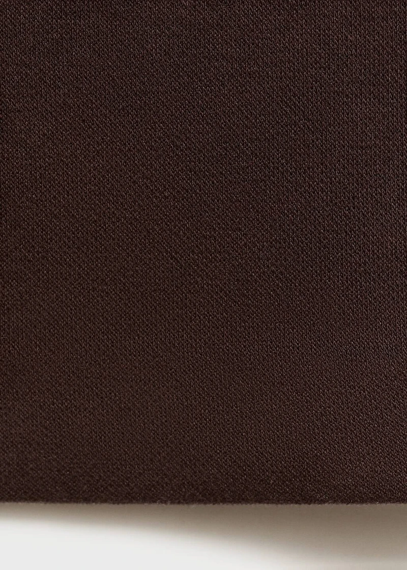 Straight cotton maternity pants