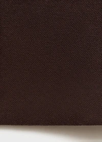 Straight cotton maternity pants