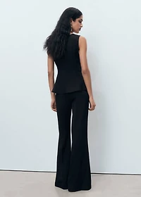 Lyocell peplum top