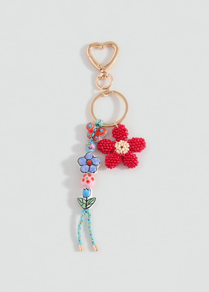 Flower keychain
