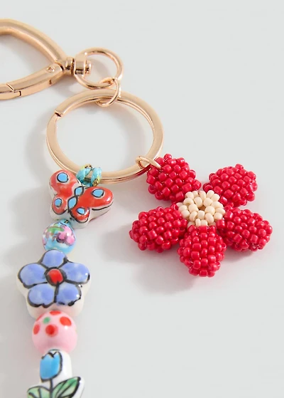 Flower keychain