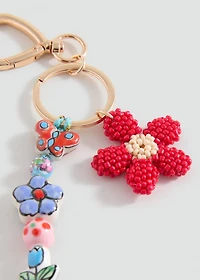 Flower keychain