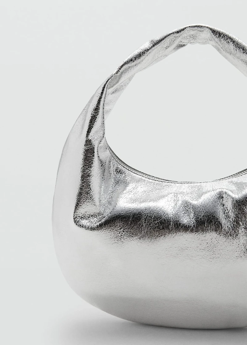 Metallic handbag