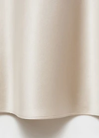 Silk strapless nightgown