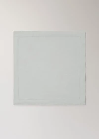 Cotton napkin with hemstitch