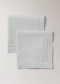 Cotton napkin with hemstitch