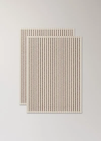 Multi-striped terry kitchen towel