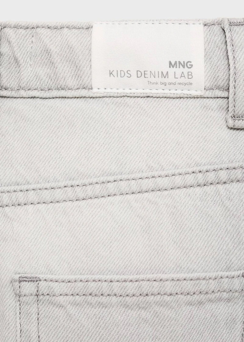 Mid-rise balloon jeans