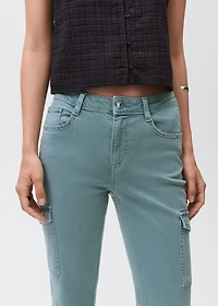 Flared cargo jeans