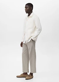 100% cotton jacket with pockets