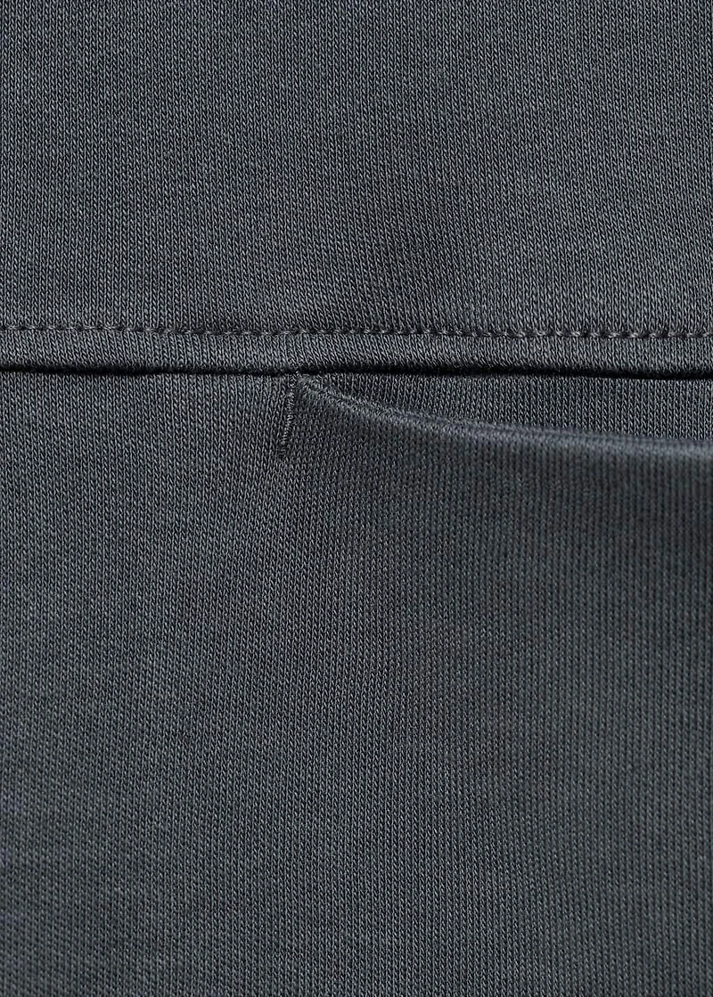 T-shirt with pocket and seam detail