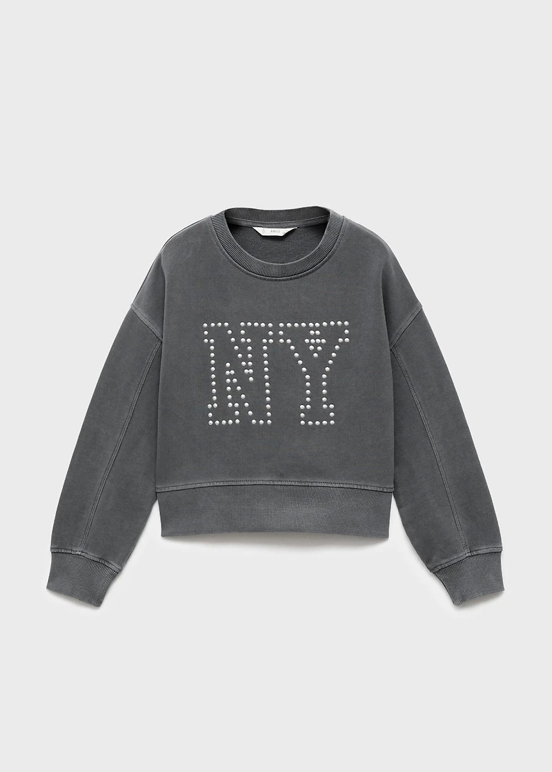 Studded sweatshirt