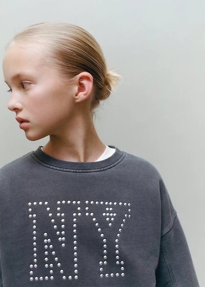 Studded sweatshirt