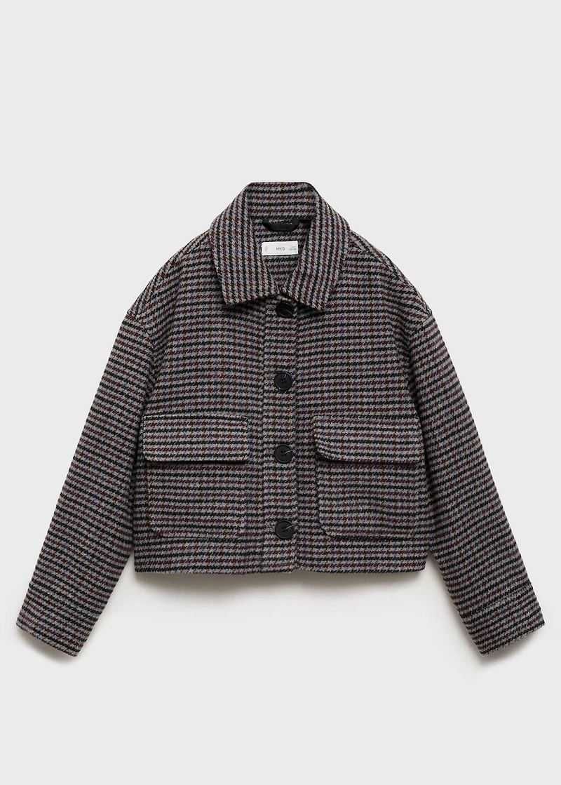 Tweed wool coat