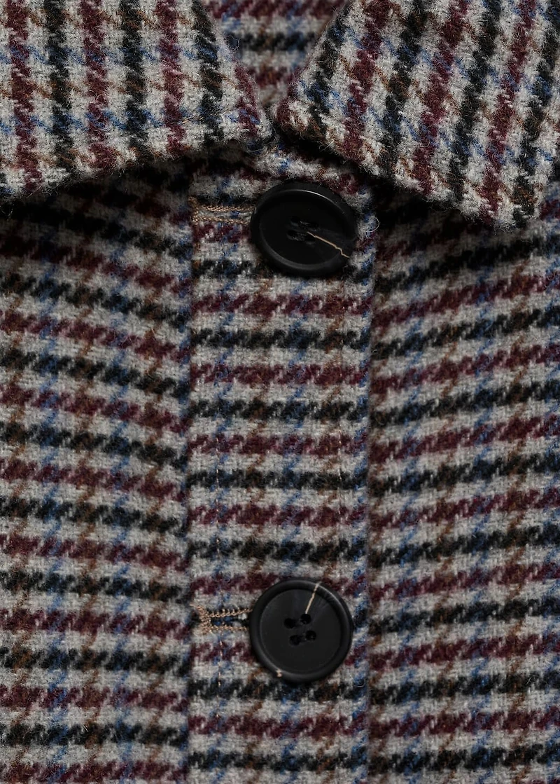 Tweed wool coat