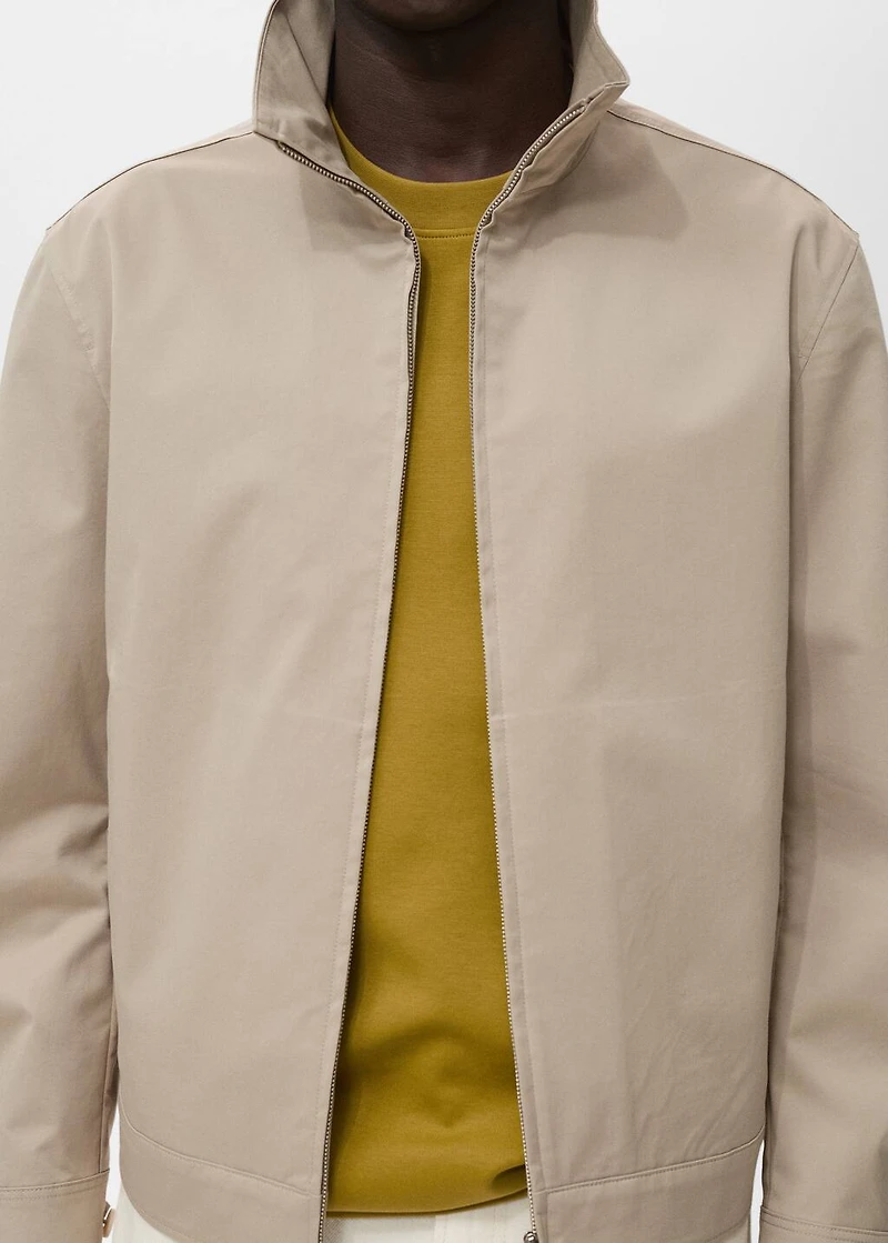 Zipper cotton jacket