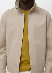 Zipper cotton jacket