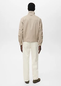 Zipper cotton jacket