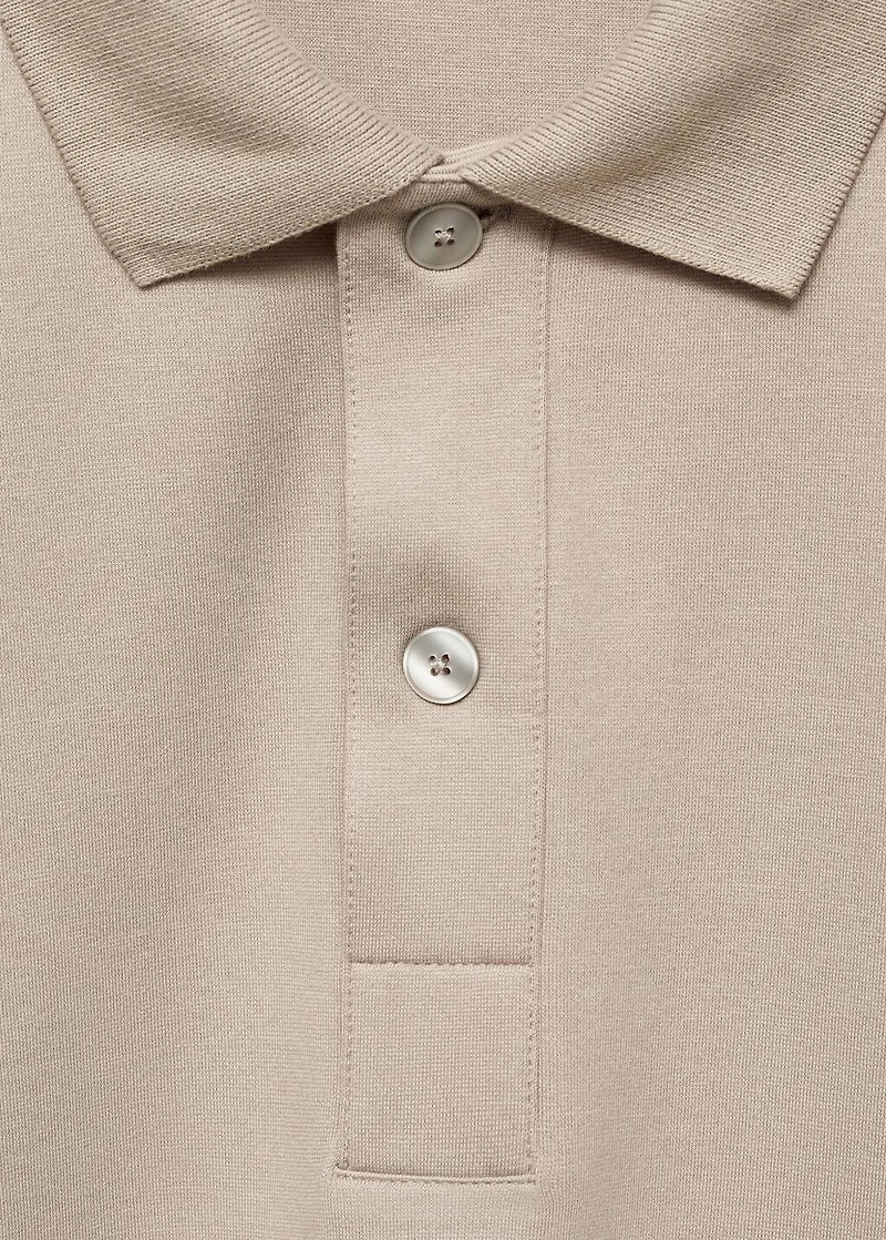 Relaxed-fit cotton polo