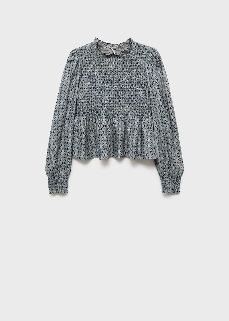 Floral print blouse
