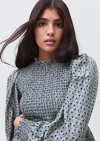 Floral print blouse