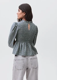 Floral print blouse