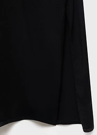 Asymmetrical dress with cut-out
