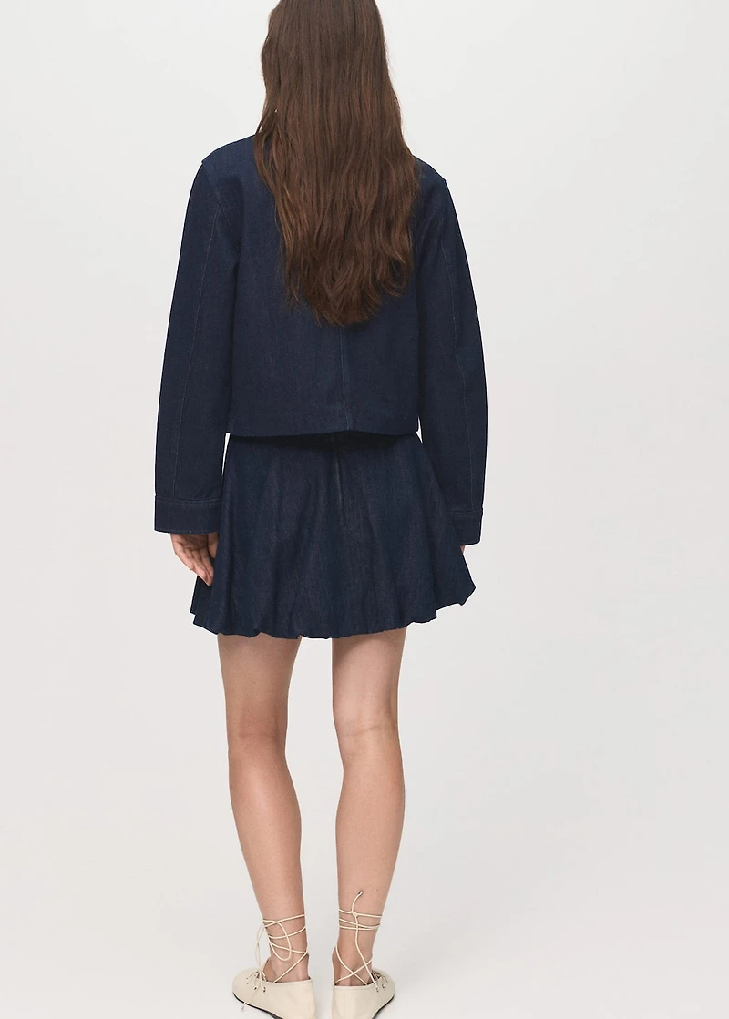 Denim jacket with pockets