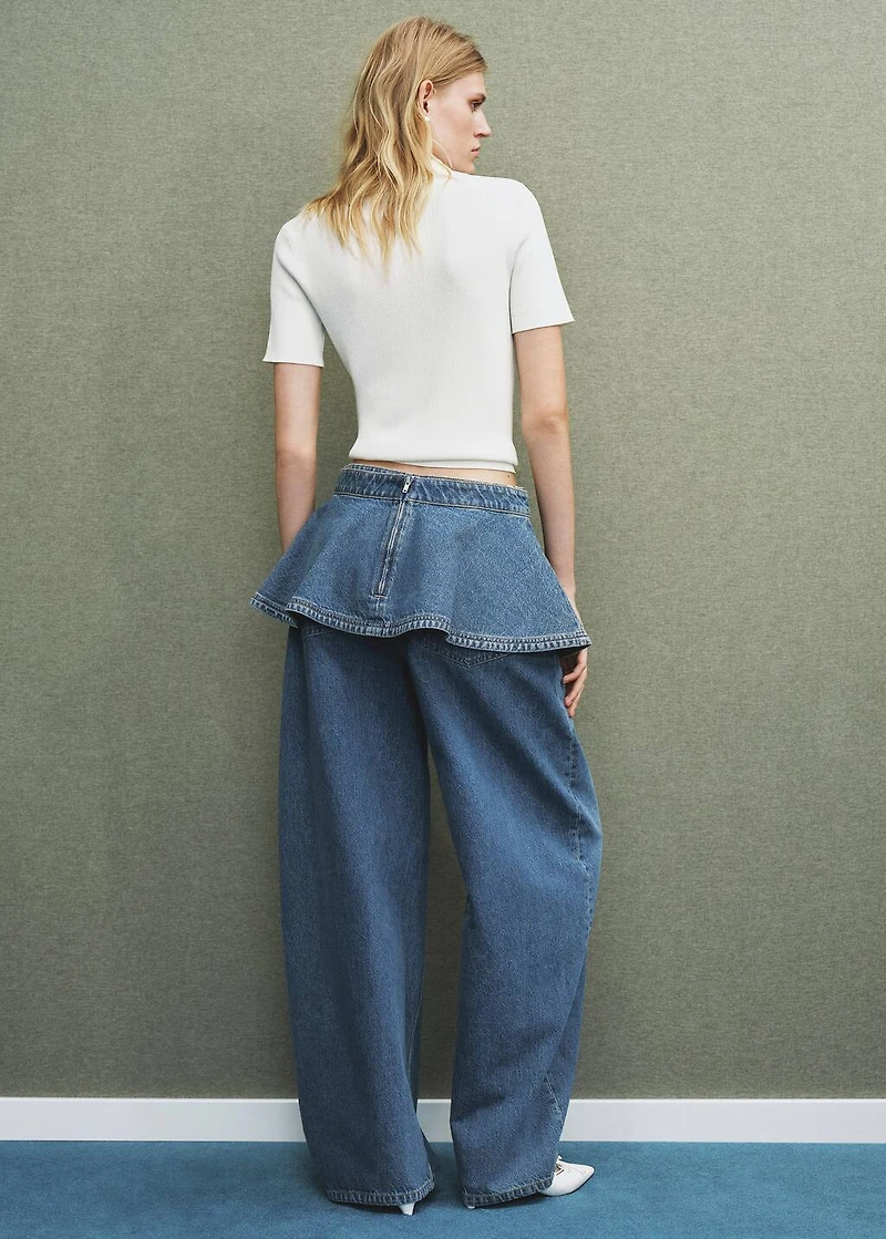 Denim miniskirt