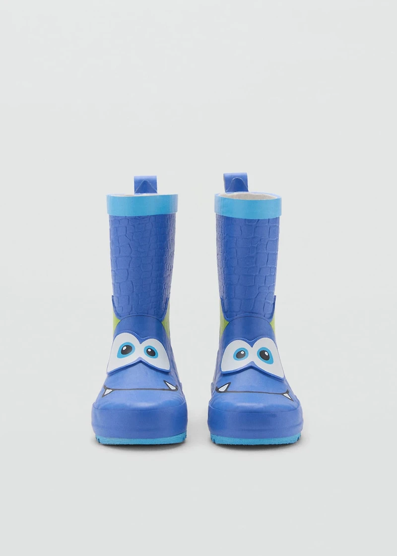 Monster rain boots