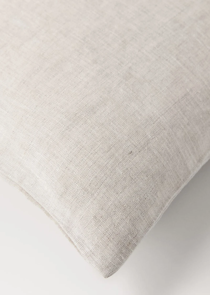 Washed linen children’s duvet cover with hemstitch for 90 cm bed
