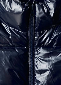 Shiny quilted vest
