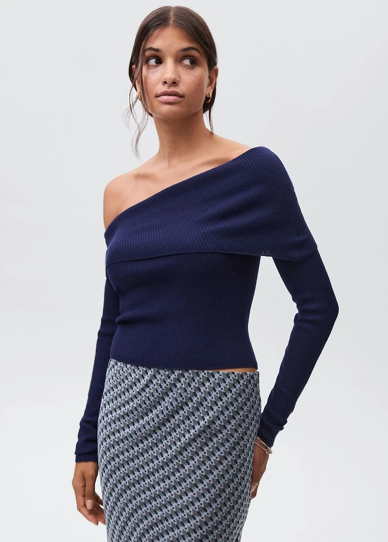 Printed long skirt