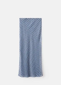 Printed long skirt