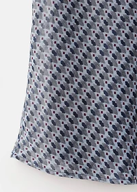 Printed long skirt