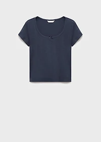 T-shirt with bow