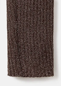 Ribbed knitted cardigan