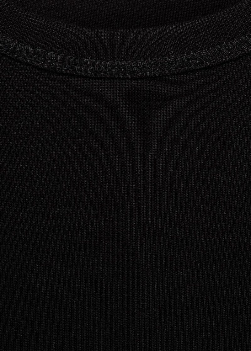 Long sleeve cotton t-shirt
