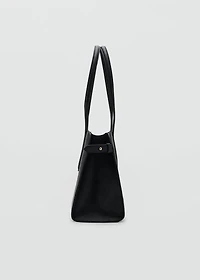 Small bag with pebbled leather effect