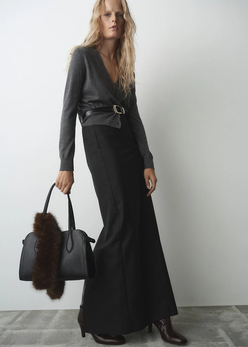 Small bag with pebbled leather effect