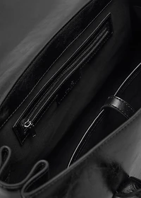 Medium city handbag with flap