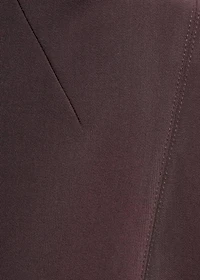 Short dress with patch pockets