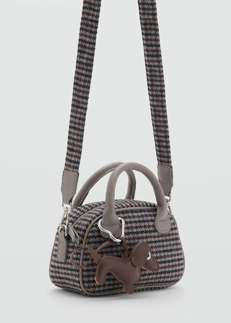 Gingham check bag